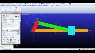 MSC ADAMS TUTORIAL  SLIDER CRANK MECHANISM Part1 [upl. by Desberg]