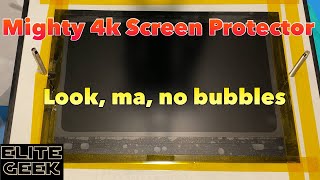 How to install a Screen Protector on a Resin 3D Printer and level the build plate on the Mighty 4K [upl. by Wilton699]