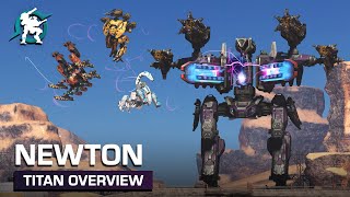 NEW TITAN Newton 🍎 Titan Overview — War Robots [upl. by Windham]