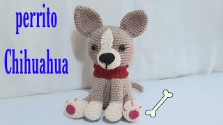 Perrito Chihuahua AMIGURUMI  TUTORIAL PASO A PASO  parte 1 [upl. by Amble]