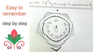 How to draw floral diagram of Fabaceae  Papilionaceae  Pisum sativum  Most easy way [upl. by Eidualc]