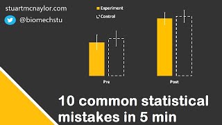 Ten Statistical Mistakes in 5 Min [upl. by Eenet582]