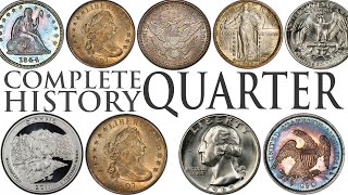 The Quarter Complete History and Evolution of the US Quarter [upl. by Akire523]