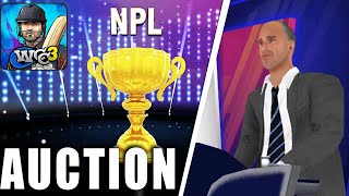 Live WCC 3 NPL Auction New series starts World Cricket Championship 3 [upl. by Jardena]