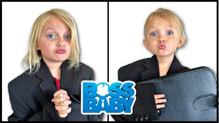 A New BOSS BABY Boss Baby CONTROLS our Day [upl. by Felty]