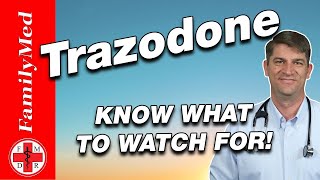 TRAZODONE FOR INSOMNIA  Learn the Side Effects and What to Expect [upl. by Adnih]