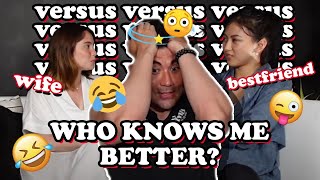 WIFEY vs BESTIE WHO KNOWS ME BETTER  Luis Manzano [upl. by Hgielanna]