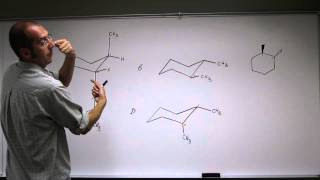 Cyclohexane Ring Systems  Cis or Trans Isomer 001 [upl. by Hall]