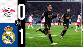 RB Leipzig 01 Real Madrid  HIGHLIGHTS  Champions League [upl. by Purdy]