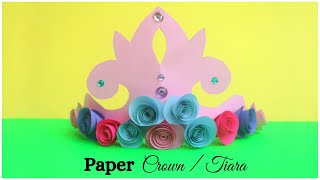 Paper Crown  Tiara  How To Make [upl. by Prichard]