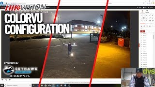 Hikvision ColorVu Set Up and Comparison at Night [upl. by Akinna]