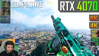 RTX 4070  Call of Duty Warzone 3  COMPETITIVE Settings [upl. by Gnas]