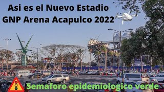 Nuevo Estadio GNP Arena Acapulco Mextenis Abierto Mexicano 2022 [upl. by Isborne965]