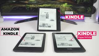 Kindle Paperwhite vs Kindle Oasis vs Basic 2022｜Best E Readers Comparison [upl. by Sheppard641]