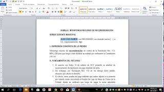 TUTORIAL CÓMO HACER RECURSO DE RECONSIDERACIÓN [upl. by Rosalind206]