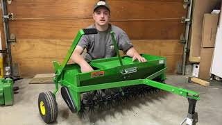 John Deere Aerator Spreader  Overview [upl. by Hugh498]