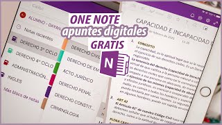 APUNTES DIGITALES EN ONE NOTE  CÓMO USARLA Paso a Paso [upl. by Adnilrev498]