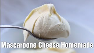 Mascarpone Cheese Homemade  How to make Mascarpone Cheese [upl. by Neram844]