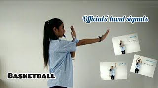 Basketball Officials Hand Signals How To Officiate Basketball [upl. by Latsyrd691]