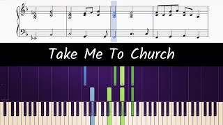 How to play piano part of Take Me To Church by Hozier [upl. by Hamer954]