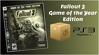 Fallout 3 GOTY PKG PS3 [upl. by Anelrihs]