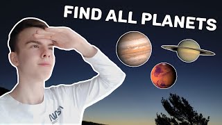 How to Find ALL Planets in the Sky Quick Guide for Beginners [upl. by Siderf]