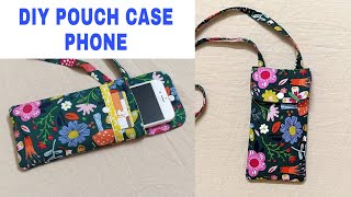 Pouch Case Phone  Easy Bag Sewing Ideas [upl. by Leor]