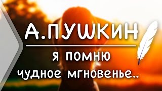 АСПушкин  Я помню чудное мгновенье Стих и Я [upl. by Saenihp]