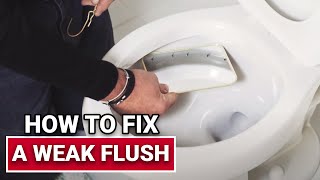 How To Fix A Weak Flush  Ace Hardware [upl. by Ecadnarb]