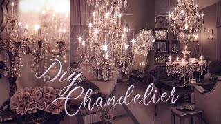 Diy Chandelier Makeover  How To Paint A Vintage Chandelier Without Losing Its Value [upl. by Sicard]