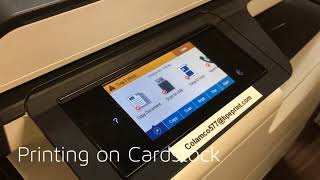 How to print on cardstock  Cardstock printers by Colamco [upl. by Lipfert]