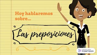 Las Preposiciones  CASTELLANO  Video educativo [upl. by Acie547]