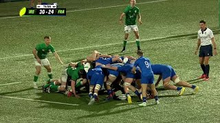 le résumé de Irlande  France  Rugby  Six Nations U20 [upl. by Adnalro]