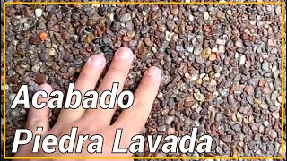 PIEDRA LAVADA COMO SE HACE  EXPOSED AGGREGATE CONCRETE [upl. by Nilde]