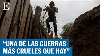 GUERRA UCRANIA  Así son los combates en las trincheras  EL PAÍS [upl. by Nawd]