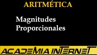 Magnitudes Proporcionales directa inversa [upl. by Itsyrk]