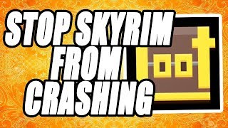 How To Fix Skyrim From Crashing Tutorial [upl. by Anomas812]