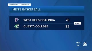 Cuesta College basketball tops West Hills Coalinga 8278 [upl. by Kovacev]