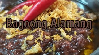 BAGOONG ALAMANG RECIPE  NO LANSA  FLAVORSOME IDEAS [upl. by Okika239]