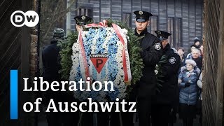 Holocaust survivors return to Auschwitz 75 years after liberation  DW News [upl. by Rizzi]