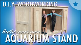 DIY Woodworking Project How To Build An Aquarium Stand [upl. by Mailliw242]