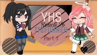 YHS Reacts To ItsFunneh  Part 3  Gacha Club [upl. by Etnuahc]