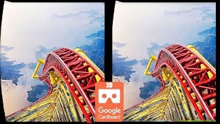 3D Roller Coasters S VR Videos 3D SBS Google Cardboard VR Experience VR Box Virtual Reality Video [upl. by Iolande571]