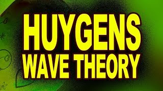 Huygens Wave Theory  Physics Animation [upl. by Emerej]