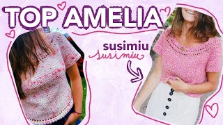 TOP AMELIA de Susimiu tips trucos e indicaciones extras  Aprende a tejer crochet  mariaclah [upl. by Yorle910]