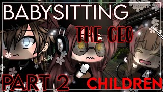 Babysitting the ceo Children Part 2 Glmm Gacha life mini movie [upl. by Lorenzana]