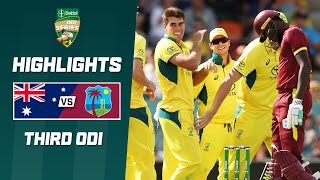 Australia v West Indies 202324  Third ODI [upl. by Eigroeg]