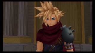 Sora vs Cloud  Kingdom Hearts 15 HD [upl. by Hanser]