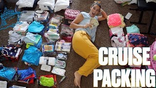 WHAT TO PACK FOR A FAMILY OF SEVEN GOING ON AN 11 DAY CRUISE VACATION IN THE SOUTHERN CARIBBEAN [upl. by Llednar]