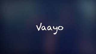 Vaayo  Eddy kenzoLyrics Video [upl. by Chuah912]